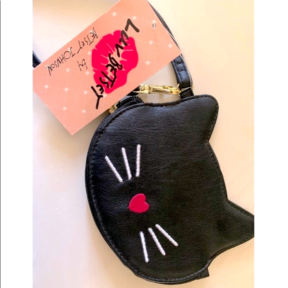 Betsey Johnson Cat Coin Purse